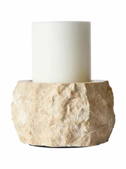 Kynttilät & Lyhdyt|Muubs Batu-pöytäkynttilänjalka CREME