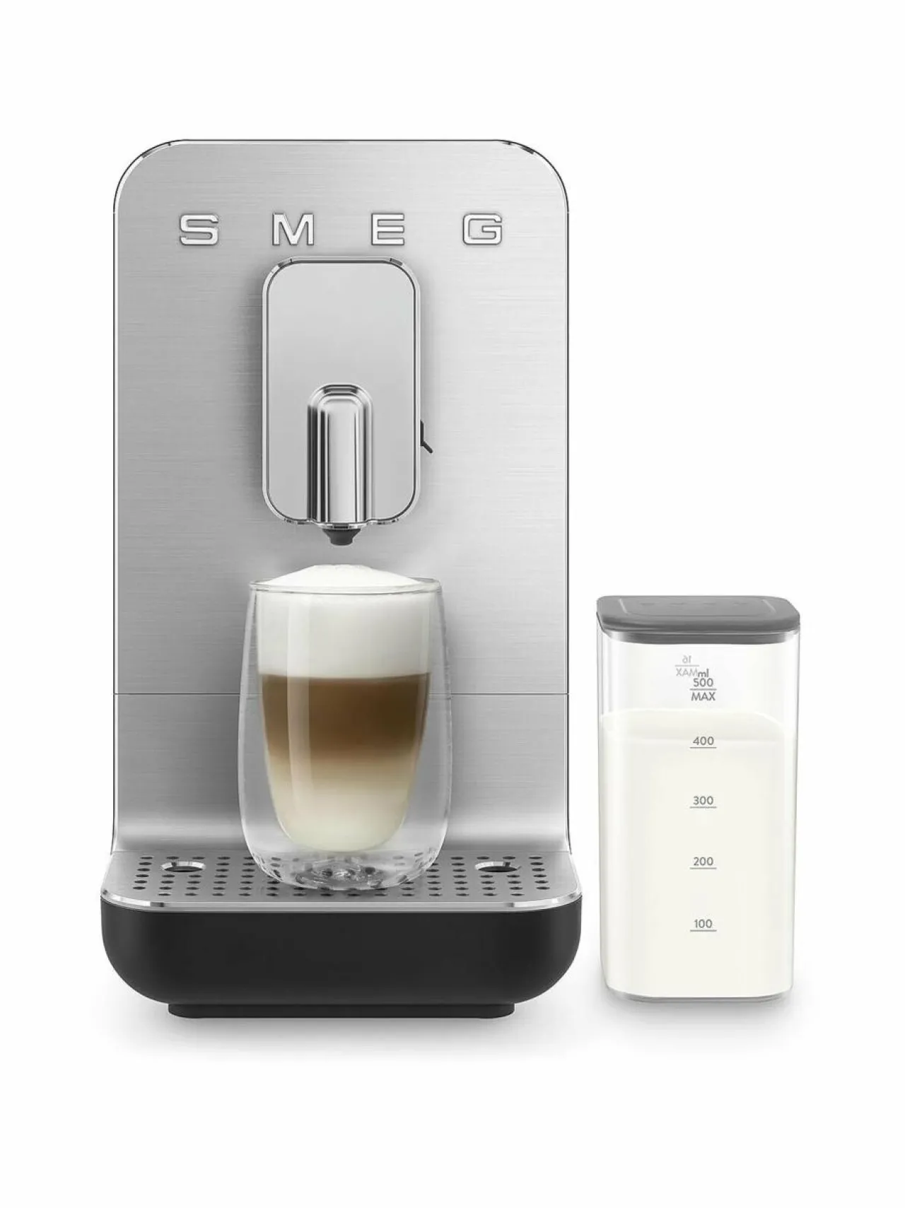 Kahvin- & Vedenkeittimet|Smeg BCC13BLMEU- täysautomaattinen kahvikone ja maidonvaahdotin BLACK