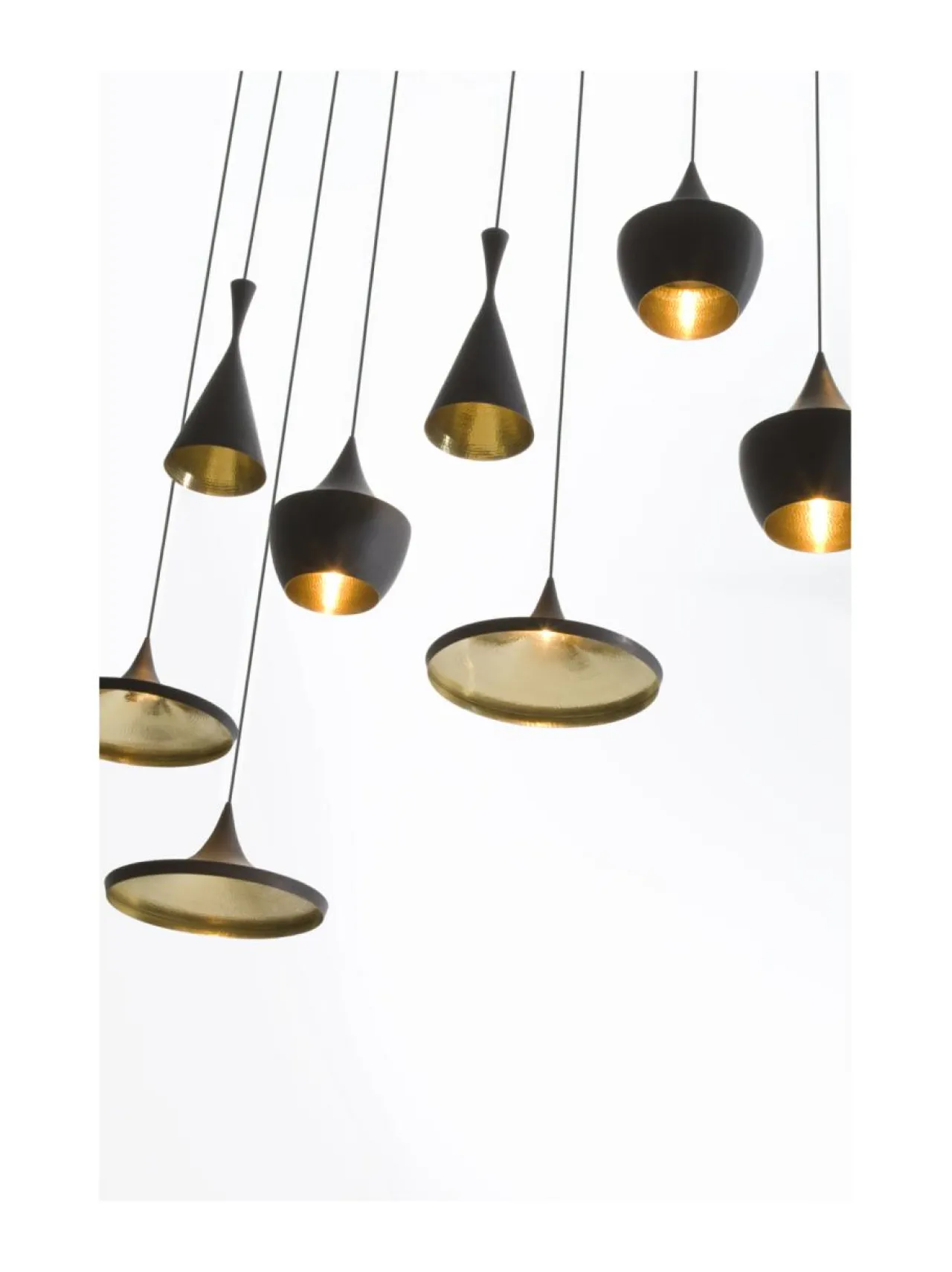 Kattovalaisimet|Tom Dixon Beat Wide Led -riippuvalaisin MESSINKI