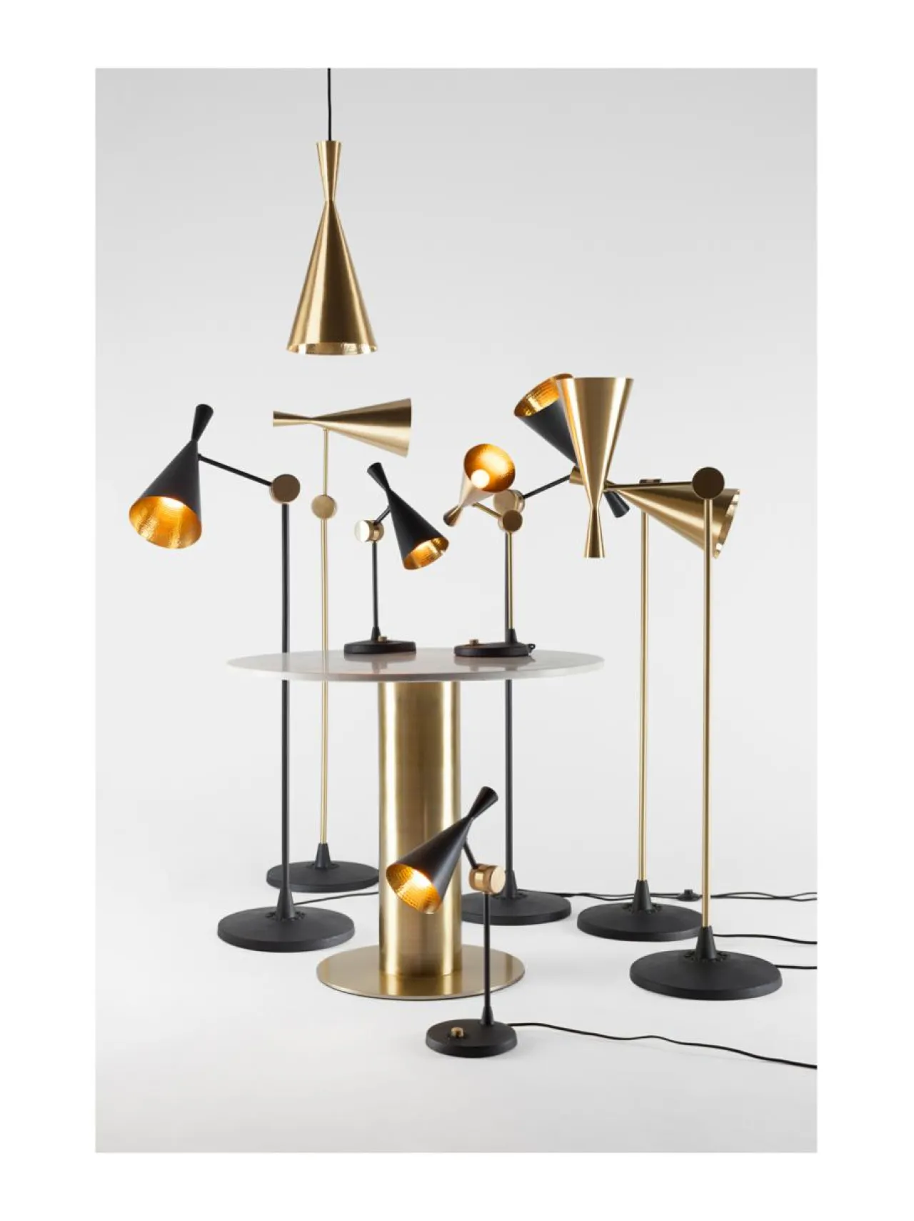 Lattiavalaisimet|Tom Dixon Beat-lattiavalaisin MESSINKI