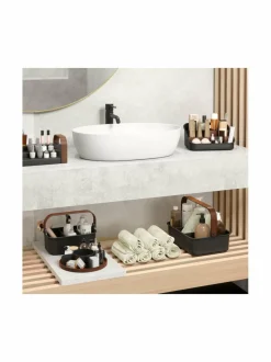 Säilytys|Umbra Bellwood-maustehylly BLACK/WALNUT