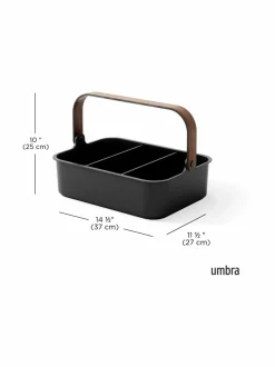 Säilytys|Umbra Bellwood-säilytyskori BLACK/WALNUT