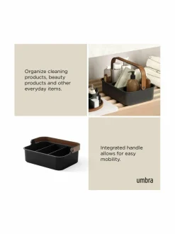 Säilytys|Umbra Bellwood-säilytyskori BLACK/WALNUT