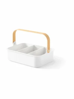 Säilytys|Umbra Bellwood-säilytysrasia WHITE/NATURAL