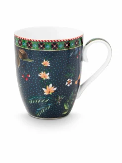 Mukit & Kupit & Asetit|PIP Studio Berry s Large -posliinimuki 350 ml BLUE