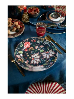 Lautaset & Kulhot|PIP Studio Berry s -posliinilautanen 23 cm BLUE