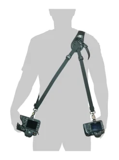 Kamerat|Blackrapid Hybrid Breathe kamerahihna kahdelle kameralle