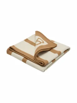 Huovat & Päiväpeitot|Balmuir B-logo- villa-kashmirpeitto, 130 x 180 cm 813 CAMEL/IVORY
