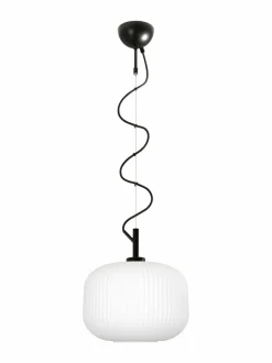 Kattovalaisimet|Design by Grönlund Bloom-kattovalaisin 30 cm 06 WHITE GLASS / BLACK