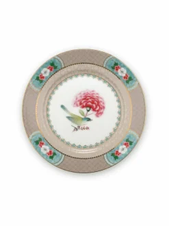 Lautaset & Kulhot|PIP Studio Blushing Birds -lautanen 17 cm KHAKI