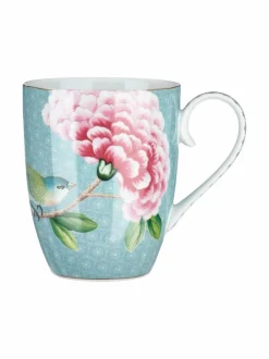 Mukit & Kupit & Asetit|PIP Studio Blushing Birds -muki 350 ml BLUE