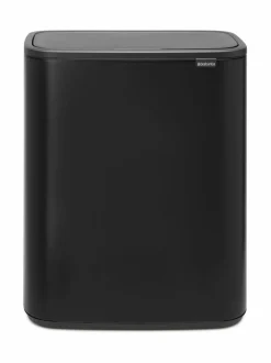 Roskakorit & -Pussit|Brabantia Bo Touch Bin -roska-astia 2 x 30 l MATT BLACK