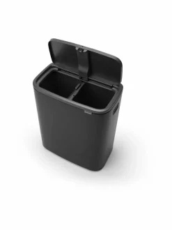 Roskakorit & -Pussit|Brabantia Bo Touch Bin -roska-astia 2 x 30 l MATT BLACK
