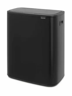 Roskakorit & -Pussit|Brabantia Bo Touch Bin -roska-astia 2 x 30 l MATT BLACK