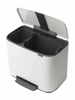 Roskakorit & -Pussit|Brabantia Bo-poljinroskakori 11 + 23 l WHITE (VALKOINEN)