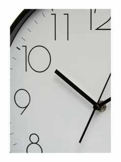 Peilit, Kellot & Kehykset|Casa Stockmann Boston- metallinen seinäkello ⌀ 30 cm BLACK