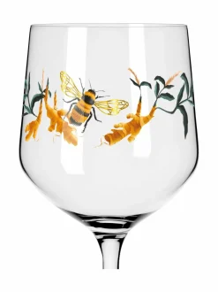 Lasit|Ritzenhoff Botanic Glamour -ginilasit 2 kpl ORANGE BALCK GREEN