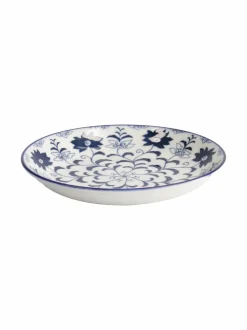 Lautaset & Kulhot|Tokyo Design Studio Botan-lautanen 16,5 cm BLUE/WHITE