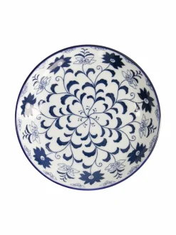 Lautaset & Kulhot|Tokyo Design Studio Botan-lautanen 16,5 cm BLUE/WHITE