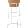 Baari- & Viinitarvikkeet|Domitalia Bouchon Baarijakkara 76cm valkoinen metallirunko