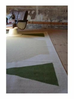 Matot|MUM'S Bowl Rug #9 Large Bowties -matto GREEN