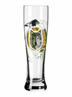 Lasit|Ritzenhoff Brauchzeit Weizen -olutlasi, 2 kpl GREEN,RED,GREY