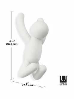 Naulakot & Koukut|Umbra Buddy-koukku, 3 kpl VALKOINEN