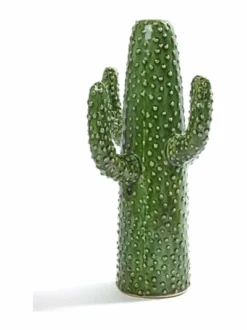 Koriste-Esineet|Serax Cactus Large -maljakko 39,5 cm VIHREÄ