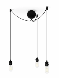 Kattovalaisimet|UMAGE Cannonball Cluster 3 -kattovalaisin MUSTA