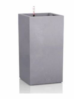 Ruukut & Istutusastiat|Lechuza Canto Stone Altakasteluruukku pari 30x30cm, korkeus 56cm HARMAA