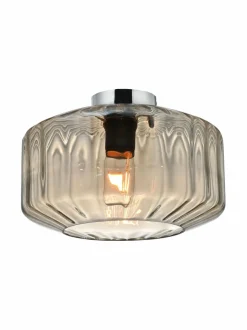 Kattovalaisimet|Design by Grönlund Cardigan-plafondi CHROME / COGNAQ