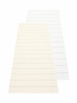 Matot|Pappelina Carl-muovimatto 70 x 180 cm VANILLA WHITE (VALKOINEN)
