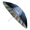 Kamerat|Caruba Umbrella 152cm sateenvarjo - Musta/hopea