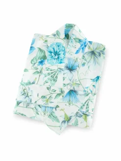 Kylpyhuonetekstiilit|Bassetti Casablanca Kimono -kylpytakki C1 LIGHT BLUE