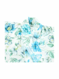 Kylpyhuonetekstiilit|Bassetti Casablanca Kimono -kylpytakki C1 LIGHT BLUE