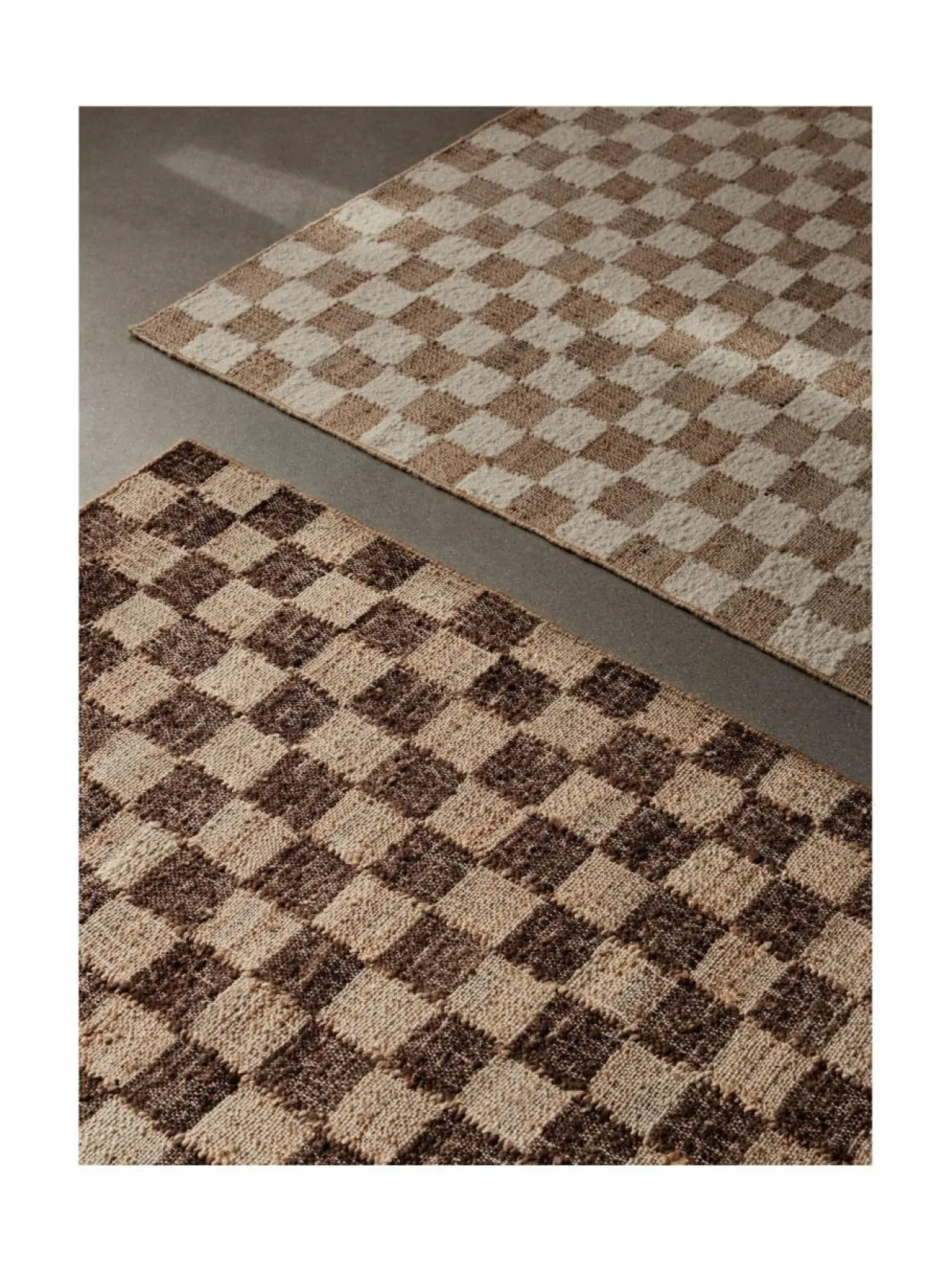 Matot|Ferm Living Check Wool Jute -matto 200 x 300 cm OFF-WHITE/NATURAL