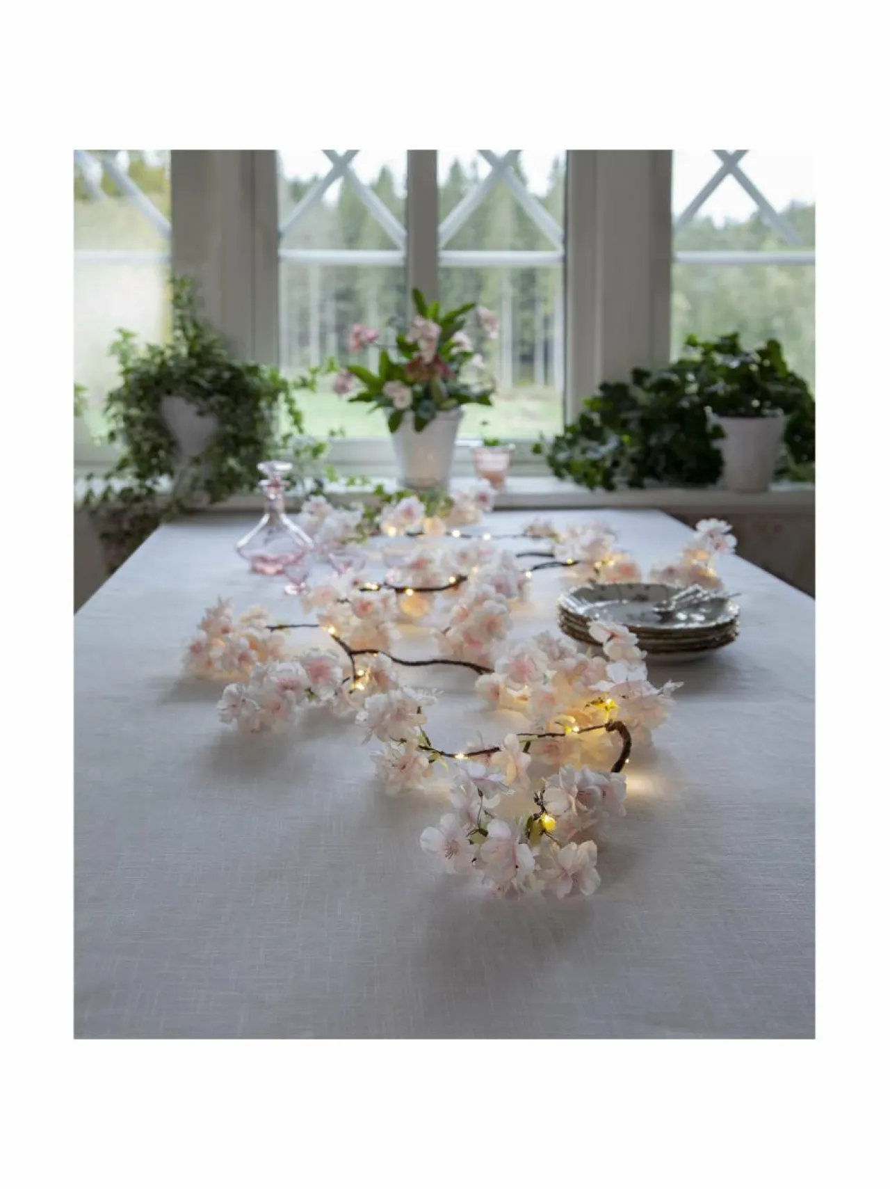 Muut Joulukoristeet|Koriste-Esineet|Star Trading Cherryflower- paristokäyttöinen valoköynnös 180 x 6 x 6 cm ROOSA