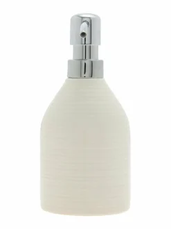 Kylpyhuonetarvikkeet|Casa Stockmann Circle-saippuapullo 8 x 18,5 cm SHINY CREAM 2325N