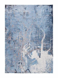 Matot|Louis de Poortere Cities Tokyo -matto 109314 CONDUCTIVE BLUE