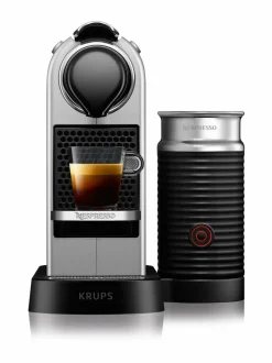 Kahvin- & Vedenkeittimet|Nespresso Citiz & Milk -kapselikahvinkeitin SILVER