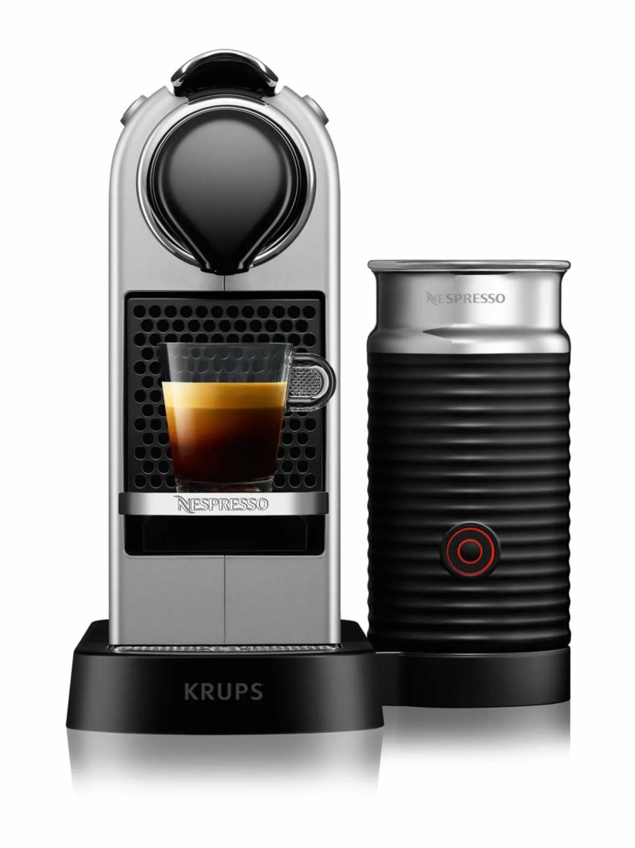Kahvin- & Vedenkeittimet|Nespresso Citiz & Milk -kapselikahvinkeitin SILVER