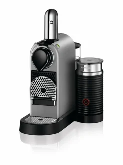 Kahvin- & Vedenkeittimet|Nespresso Citiz & Milk -kapselikahvinkeitin SILVER