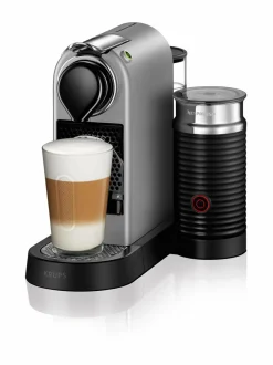 Kahvin- & Vedenkeittimet|Nespresso Citiz & Milk -kapselikahvinkeitin SILVER