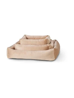 Pedit Ja Makuualustat|Laboni Classic Glam koiranpeti - Samettinen HIEKKA