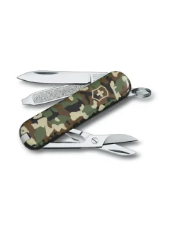 Retkeilytarvikkeet|Victorinox Swiss Army Knives Classic SD, camouflage VIHREÄ