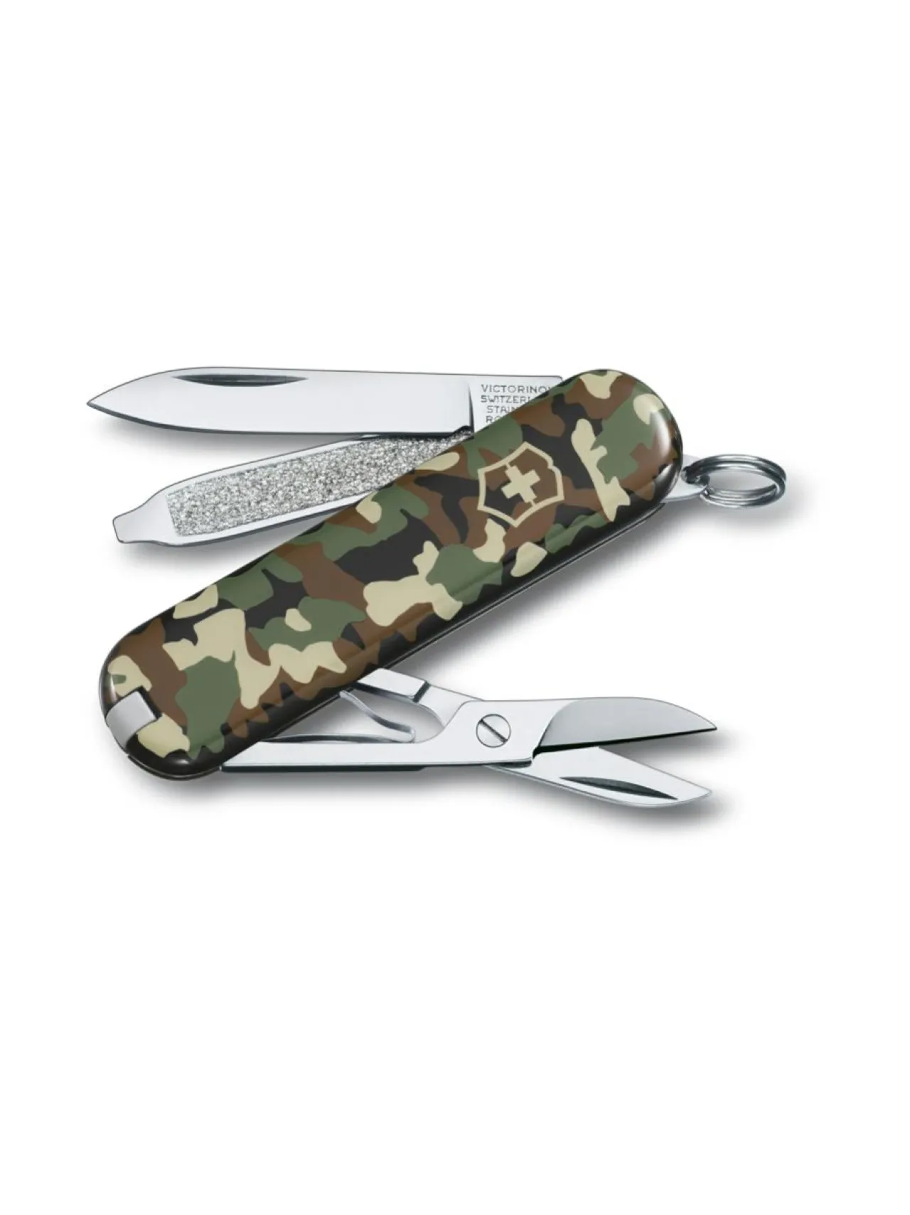 Retkeilytarvikkeet|Victorinox Swiss Army Knives Classic SD, camouflage VIHREÄ