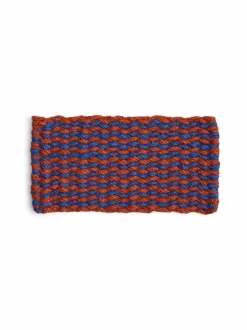 Matot|HAY Coco Stripe Wave -ovimatto 40 x 80 cm BROWN, NAVY