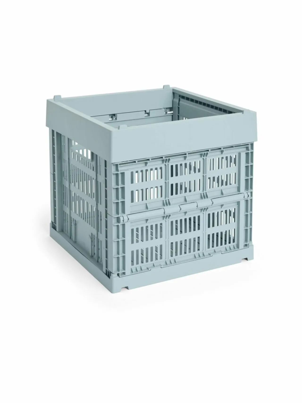 Säilytys|HAY Colour Crate Cube -säilytyslaatikko 29,5 x 29,5 x 28,5 cm DUSTY BLUE