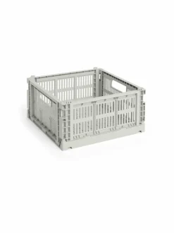 Säilytys|HAY Colour Crate Medium Square -säilytyskori GREY