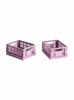 Säilytys|HAY Colour Crate Mini -korit 2 kpl PINK